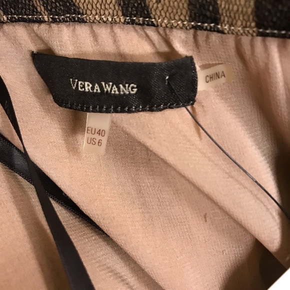 Vera Wang 100% Silk Mini Dress Size 6 - Picture 6 of 9